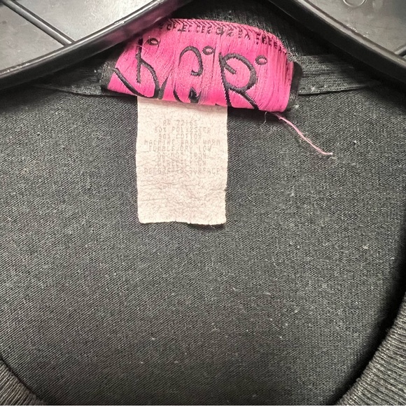 Black ✨ Vintage P.G.B. Rhinestone Art Tee – 90s Designer Celestial Sun Shirt ✨XL - Picture 6 of 10